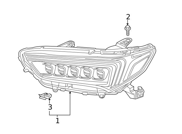 2020 Acura TLX Headlamp Assembly LH